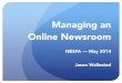 Managing the Online Newsroom