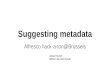 Suggesting metadata in Alfresco