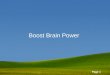 Ways 2 Boost Brain Power