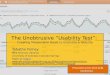 Unobtrusive Usability Testing: Creating Measurable Goals to Evaluate a Website