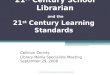Standards For The 21st  Century  Learner  Modified