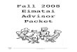 Advisor packet fall 2008