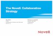 The Novell Collaboration Strategy