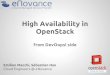 High Availability from the DevOps side - OpenStack Summit Portland
