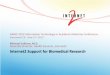 Internet2 Support for Biomedical Research