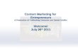 Content marketing for growing enterprises 072611