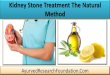 Kidney Stone Treatment The Natural Method