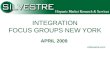 Integration-Transnationalism Focus Groups - New York