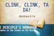 130106 sm 13 clink clink ta da - Matthew 6:1-4 (abridged)