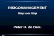 001 RISICOMANAGEMENT Stap voor Stap Peter H. de Dreu
