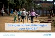 Je eigen online actiepagina voor UNICEF. Wat hebben deze events gemeen?