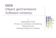 OOS Object geOrienteerd Software-ontwerp 1 Organisatie OOS Proces van software-ontwikkeling Requirements Inleiding Analyse & Ontwerp