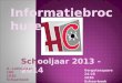Informatiebrochure Schooljaar 2013 - 2014 G. Latinislaan 100 1030 Schaarbeek Vergotesquare 24-28 1030 Schaarbeek