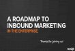 A Roadmap to Inbound Marketing in the Enterprise