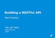 Building a RESTful API