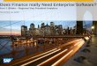 Does finance really need enterprise software?