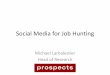 Social Media for Jobhunting