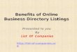 Benefits of Business Directory Listings