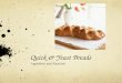Quick and Yeast Breads PowerPoint