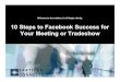 Bartizan's 10 Steps to Facebook Success for Your Meeting or Tradeshow PDF Handout