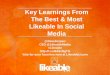 Key Learnings From The Best & Most Likeable In Social Media