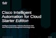 Cisco Intelligent Automation for Cloud Starter Edition