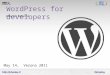WordPress for developers -  phpday 2011