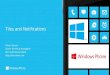 Windows Phone 8 - 8 Tiles and Lock Screen Notifications