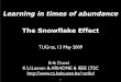 Learning in times of abundance - the snowflake effect