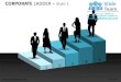 Business corporate ladder style design 1 powerpoint ppt slides
