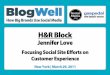 BlogWell New York Social Media Case Study: H&R Block, presented by Jennifer Love