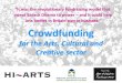 Crowdfunding for the Arts, Cultural and Creative Sectors (Argyll May 2012)
