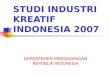 Studi Industri Kreatif Indonesia