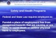 Health And Safety Programs