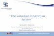 OTN - CARI-CAN-The Canadian Innovation System