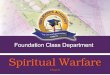 Foundation Class Spiritual Warfare