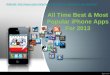 All Time Best & Most Popular iPhone Apps For 2013