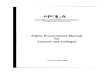 Public procurement manual for schools & colleges - Kenya