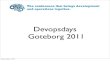 Devopsdays Goteborg 2011 - State of the Union