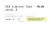 Sat Subject Test Math II