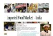 Imported food market India