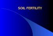 Nutrients   soil fertility