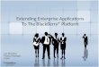 Extending Enterprise Applications onto the  Blackberry Platform