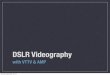 DSLR Videography - iLearn Course
