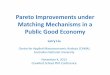 Pareto Improvements under Matching Mechanisms in a Public Good Economy