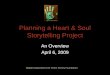 Storytelling Overview Workshop for Heart & Soul Communities