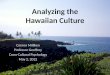 Hawaiian Culture Analysis