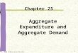 Aggregate Expenditure And Aggregate Demand