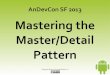 Mastering the Master Detail Pattern