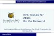 HPC Trends for 2010: On the Rebound